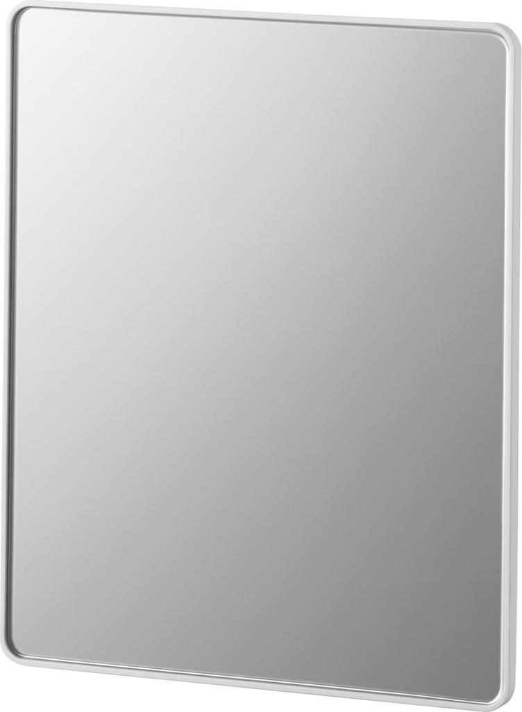 Yamazaki Magnetic Bathroom Tower Easy Bathroom 10306 Mirror, Rectangular, White, W20.5×D1.4×H24.5cm, Series, Anti-fog, Glass, Magnetic, Installation,