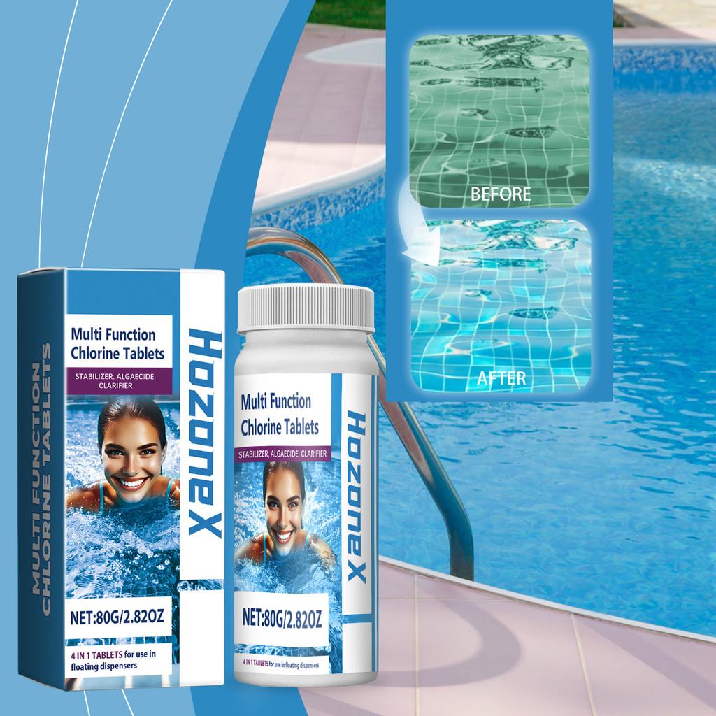Pool Hozonex Multipurpose Cleaning Chlorine Tablets For Effortless Purification Water