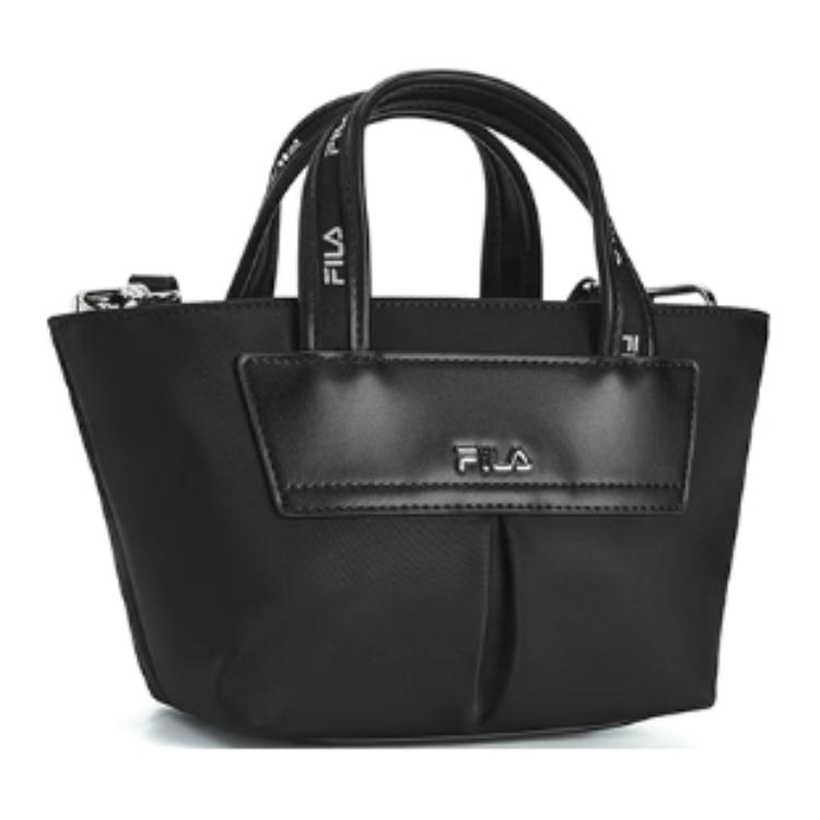 New FILA Fabric Handbag Shoulder Bag Crossbody Bag Extra Small Women's Black F13W439172FBK