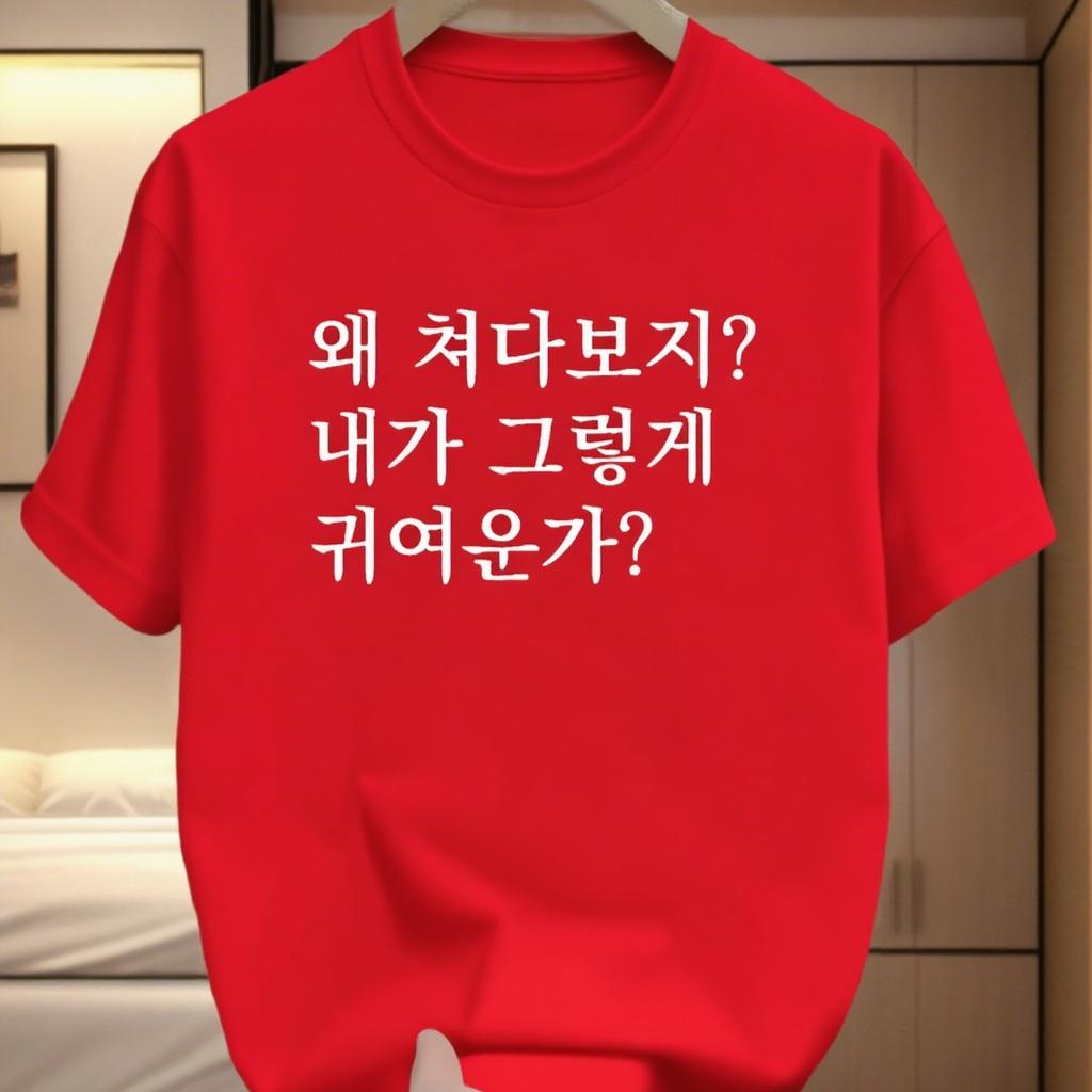 2026 Hot Sale Men Women Short-sleeved T-shirt Casual and Comfortable Fit Fashionable and Trendy Korean-style Graphic Print Perfect for Summer Tee Top