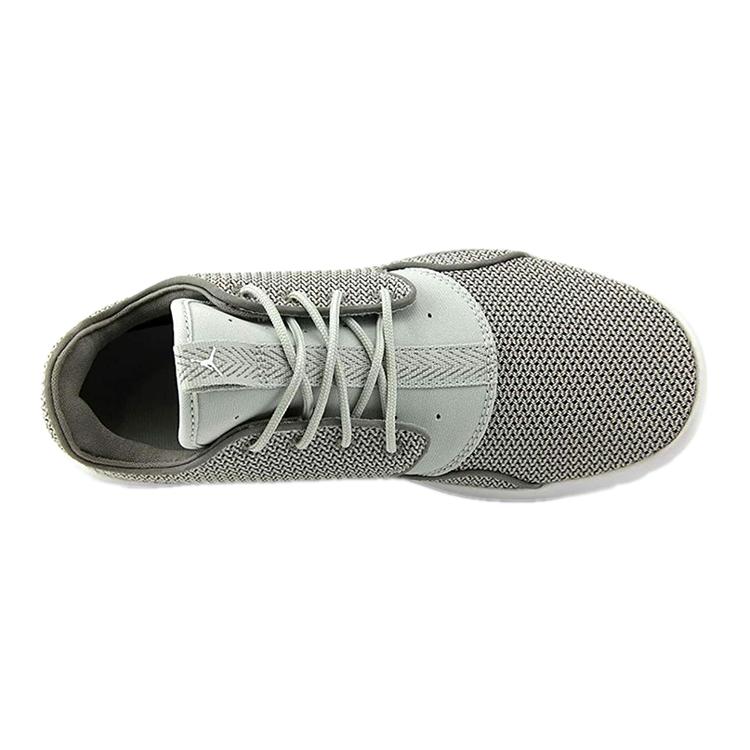 Jordan Eclipse Rutschfest, Abriebfest, Atmungsaktiv Niedrige Kinder-Basketballschuhe Grau Weiß Jugendliche 724042-003
