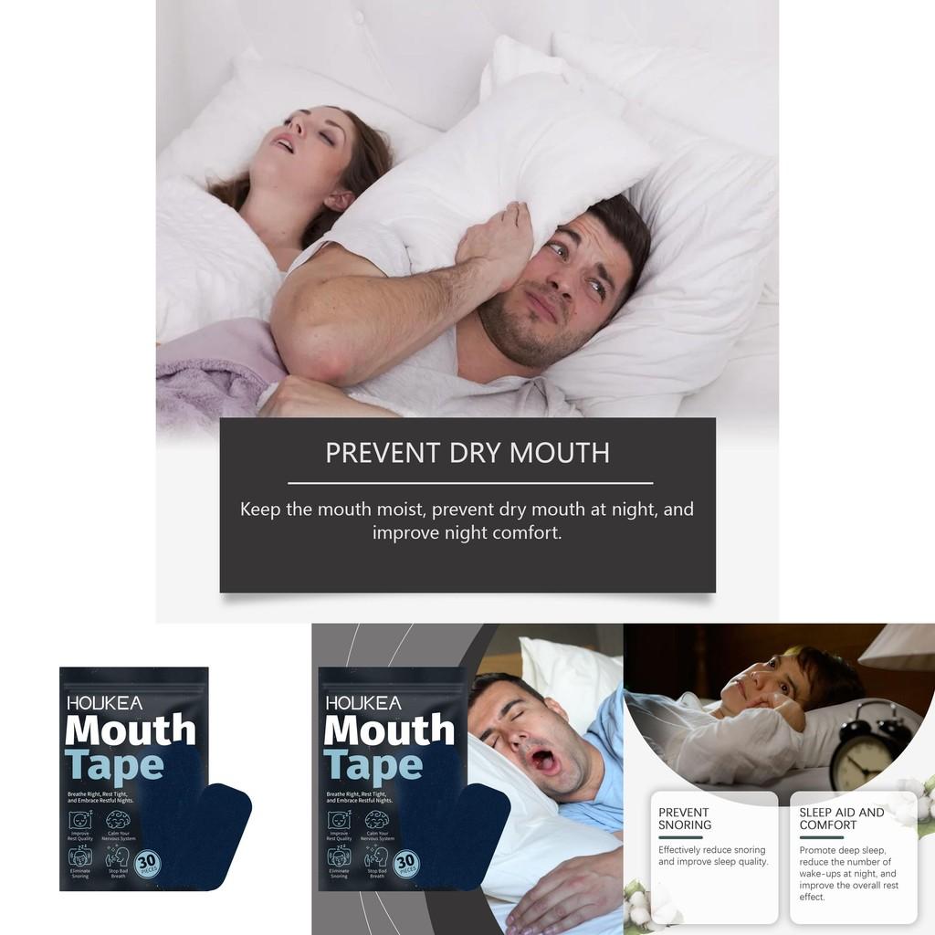 Houkea Premium Anti Snoring Strips For Peaceful Comfortable Sleep All Night