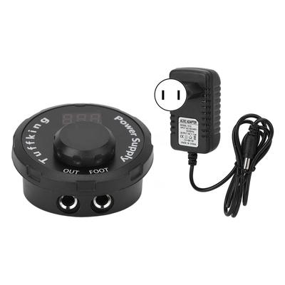 Fuente de alimentación para tatuajes, voltaje LCD, fuente de alimentación de luz colorida ajustable para máquina de tatuaje, 100-240V