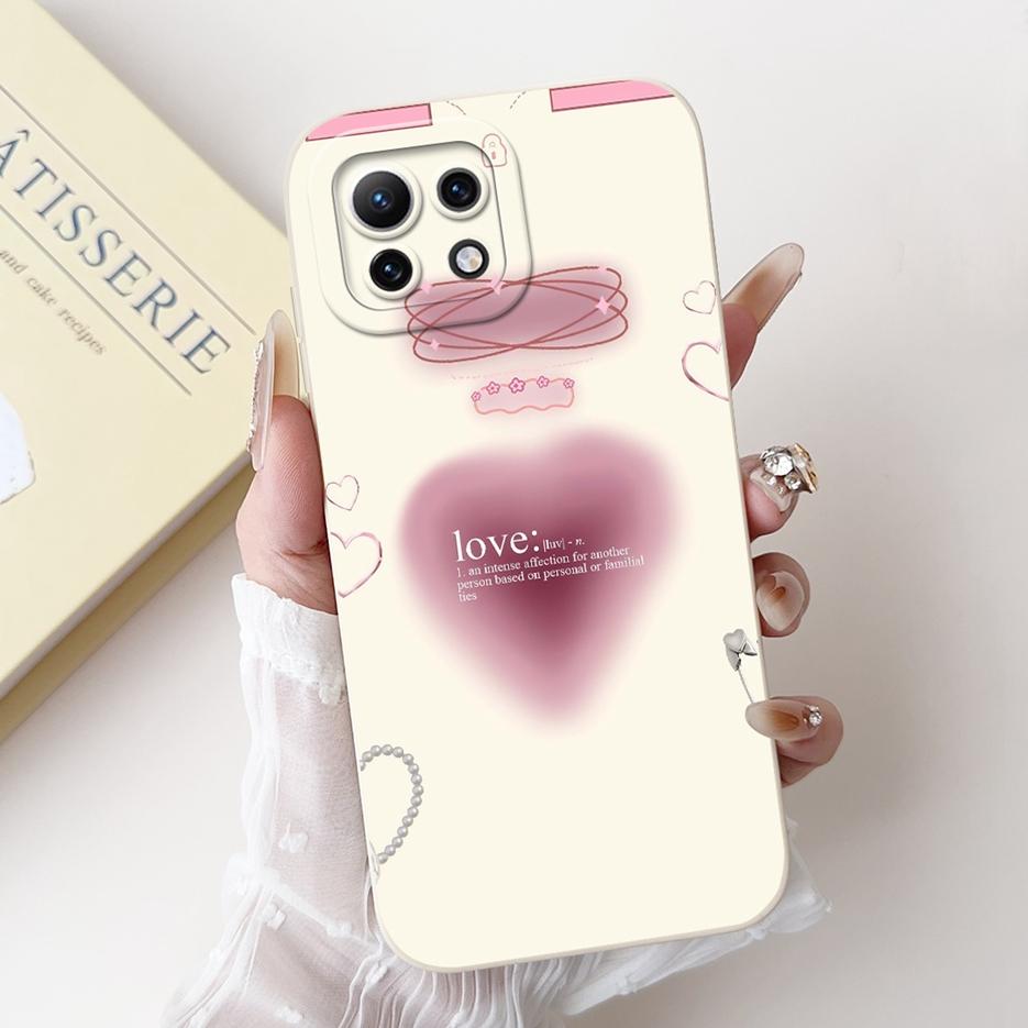 For Xiaomi Mi 11 Lite 5G Case Cute Cartoon Cover Shockproof Soft TPU Phone Case For Xiaomi Mi 11 Lite NE 5G 11Lite Mi11Lite Bags