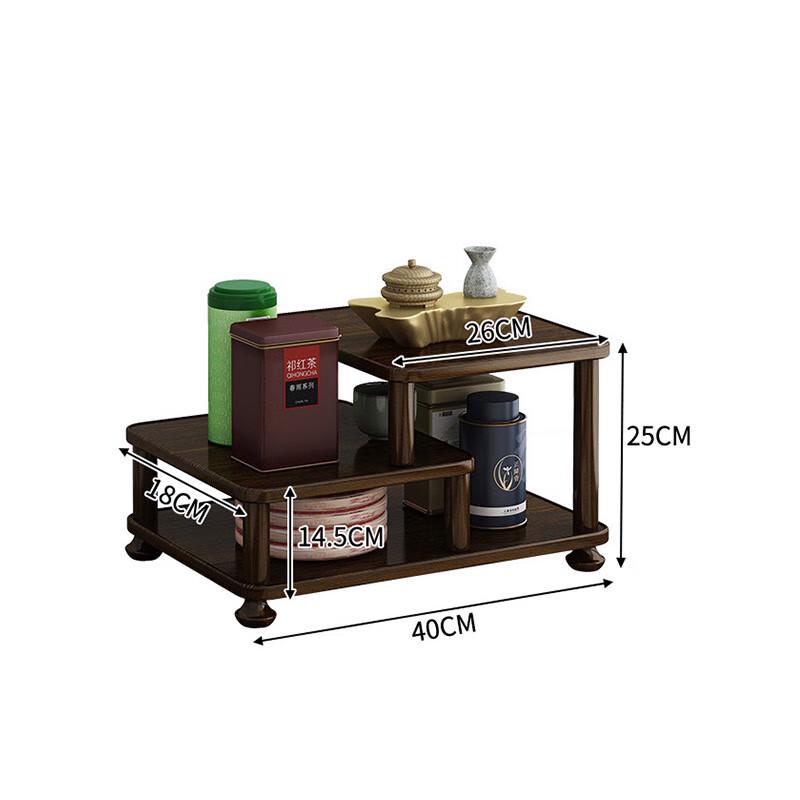 Modernes hölzernes Desktop-Displayregal