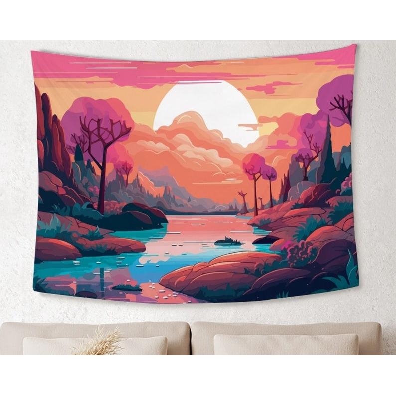 

forest tapestry 75x100 чорний