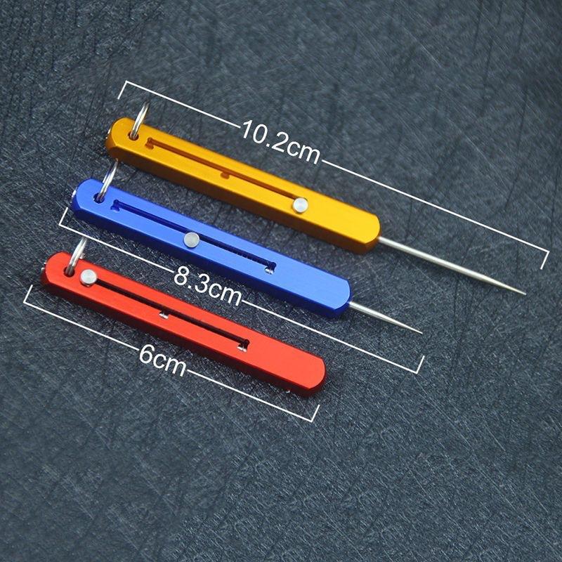 Portable Titanium Alloy All-in-one Toothpick, Tamper-resistant, Express Tool, Telescopic And Anti-slug, Three-gearAdjustable