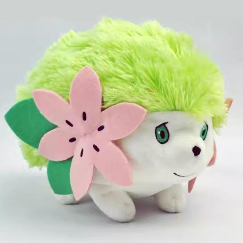 

Pokemon Anime Peripheral Big Grass Hedgehog Stuffed Plush Toy Cute Hedgehog Accompanies Doll To Give Girlfriend Birthday Gift