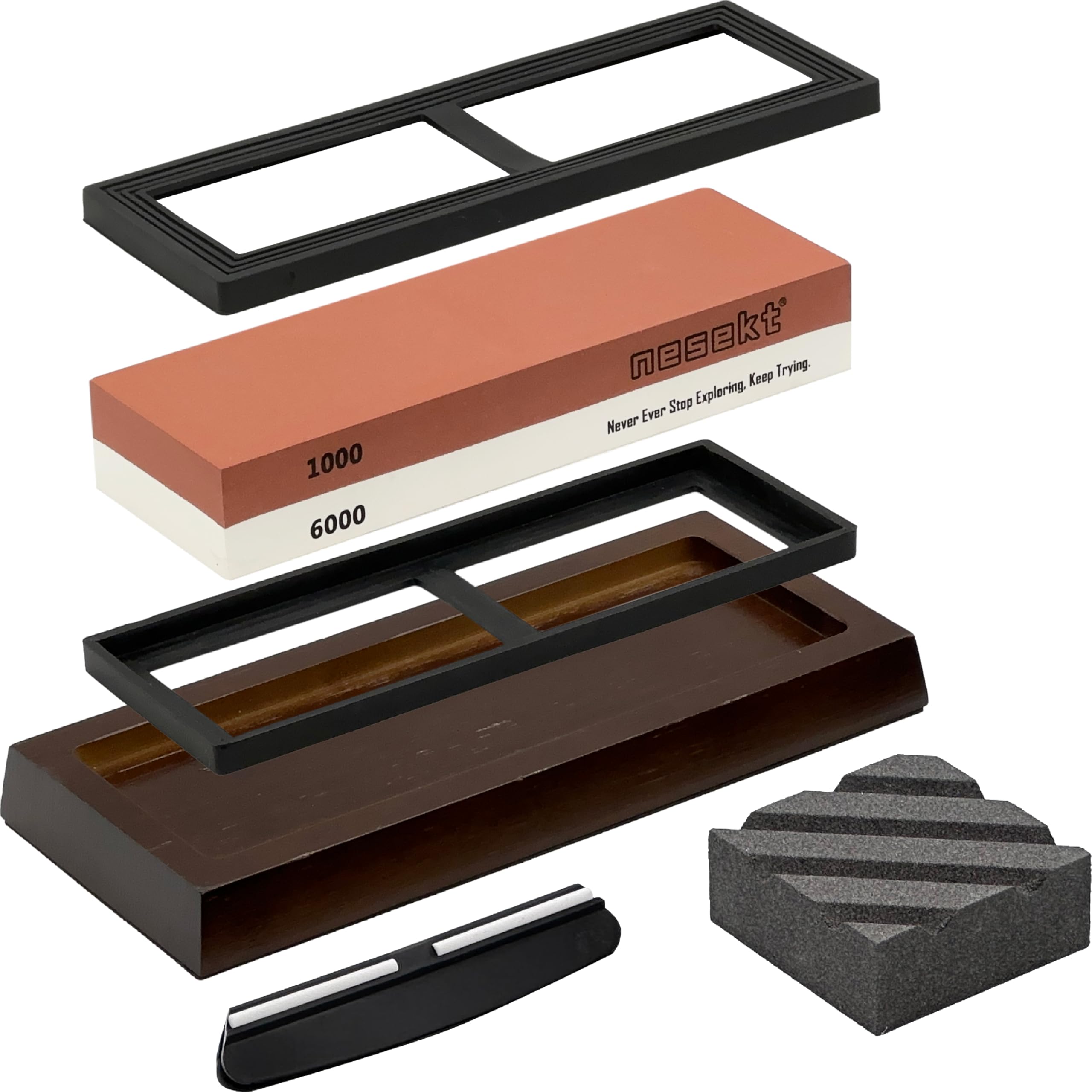 

Точильный камень Nesect Включает основание и лезвие Идеально подходит для заточки и восстановления Идеально подходит для профессионального и домашнего использования и восстановления остроты в