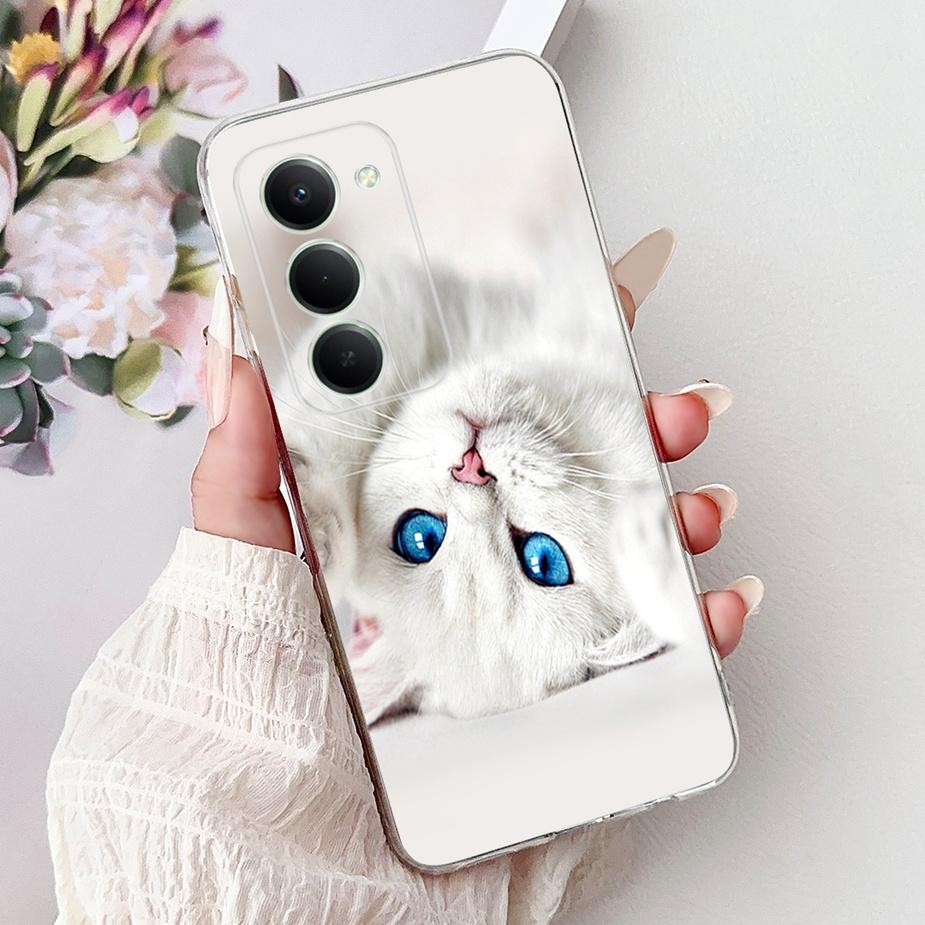 For Xiaomi Redmi 15 5G Case Cute Cat Luxury Painted Cover 6.9'' Soft Slim Phone Case For Xiaomi Redmi 15 Redmi15 4G Fundas Coque