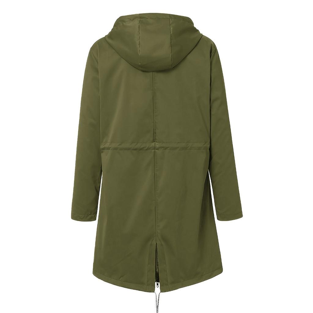 New Men's Fleece Lined Hooded Jacket, European & American Autumn Winter Outdoor Hiking Waterproof Windbreaker Coat