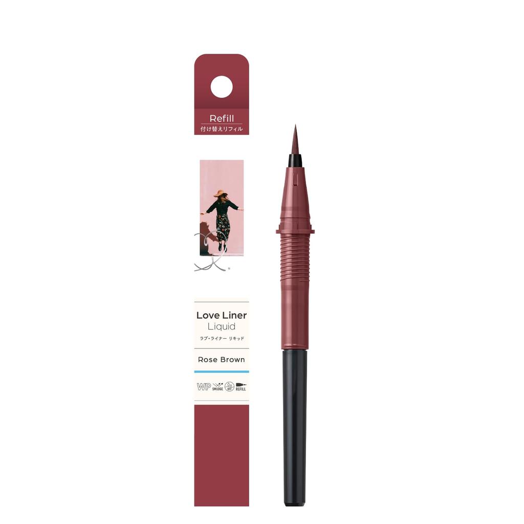 Msh Love Liner Liquid Eyeliner R4 Refill RZB Rose Brown (0.55mL) Replacement LoveLiner