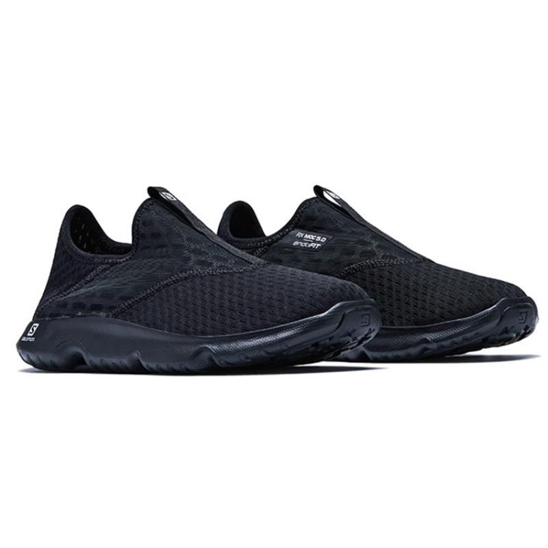 SALOMON Reelax Moc 5.0 W Breathable And Lightweight Low Top Running Shoes Women's Black Sneakers 412784