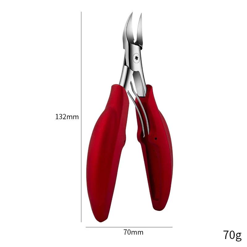 Stainless Steel Ingrown Toenail Nail Clippers Trimmer Cutters Manicure Pedicure Cuticle Nipper Paronychia Dead Skin Remover Tool