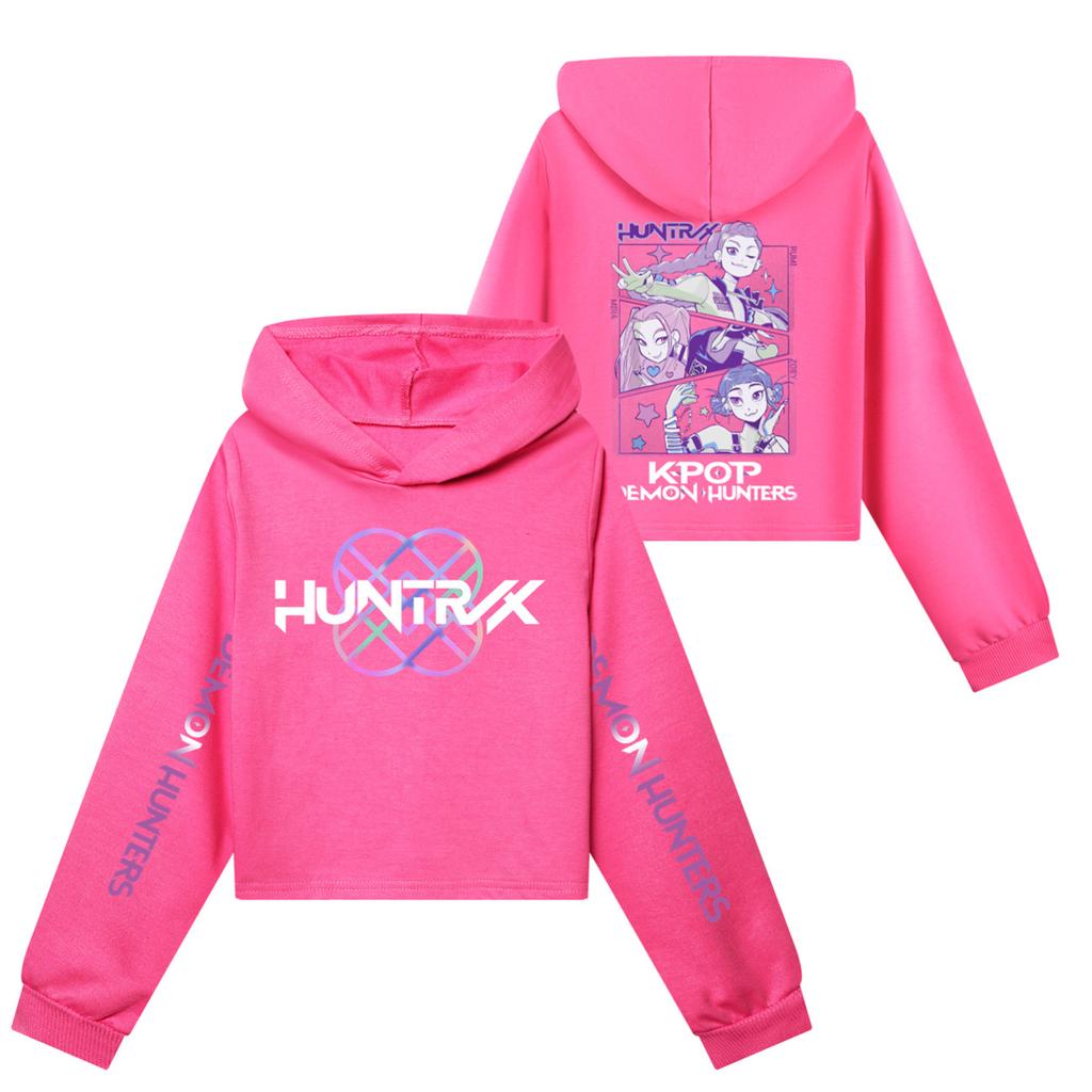 Kids' Long Sleeve Loose Pullover Letter Print Drawstring Hooded Sweatshirt