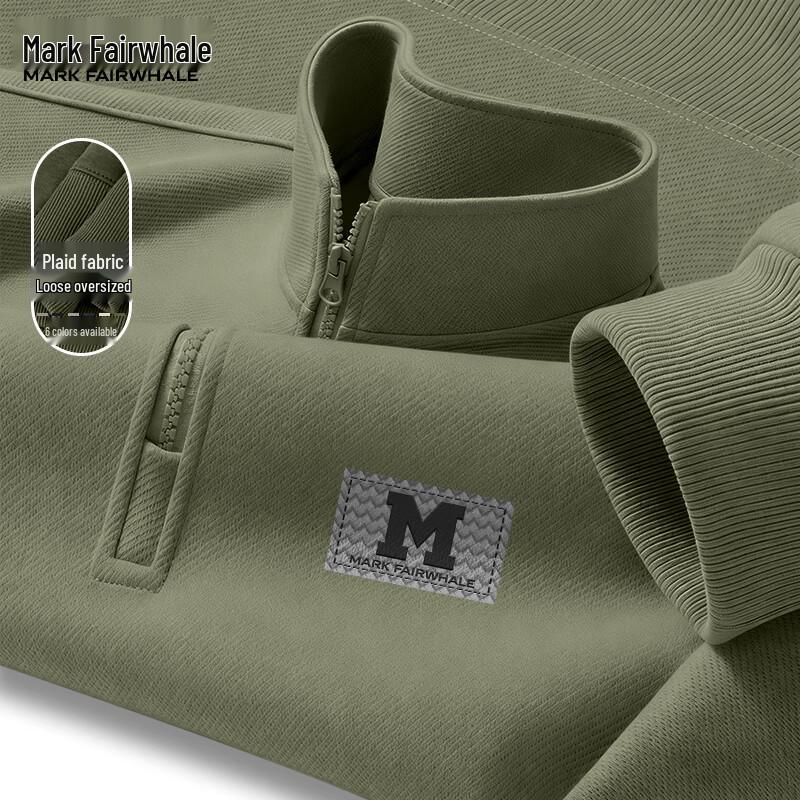 Mark Fairwhale Men's Heavyweight Mock Neck Sweatshirt