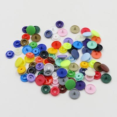 10Pcs Color Plastic Clothes Four-In-One Buttons Children'S Baby Clothing Hidden Buttons Down Jacket Button Buttons Diy Production