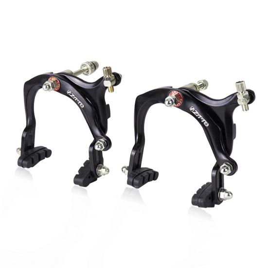 1 Paar ZTTO Anti-Aging Aluminiumlegierungsfelge Lange C-Bremszangen Fahrrad Seitenarmklemme black
