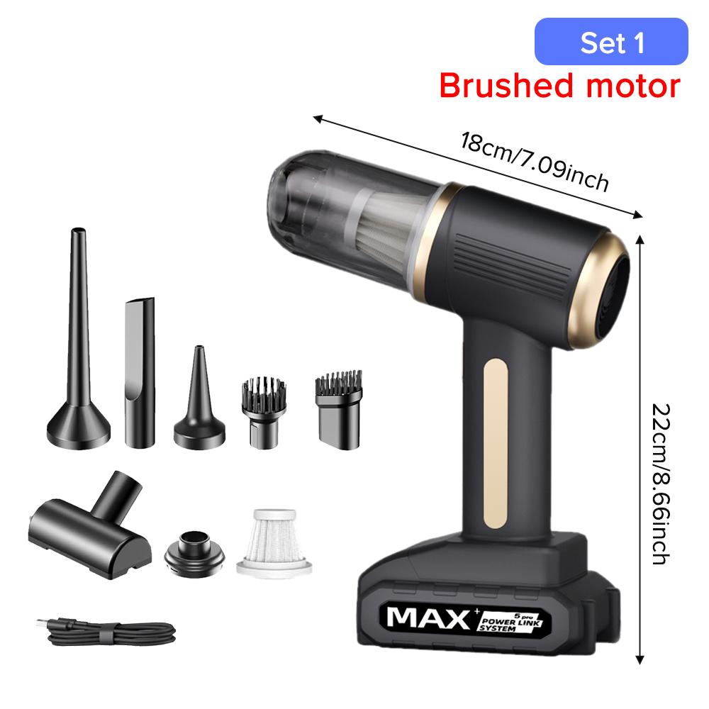 

120 Вт 8 в 1 автомобильный пылесос беспроводной портативный ручной автомобильный пылесос для автомобиля дома перезаряжаемый