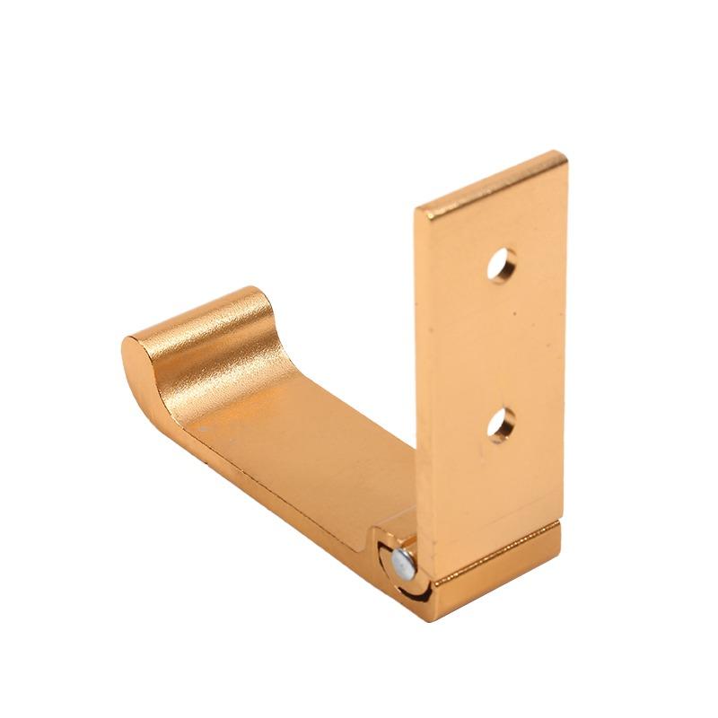 Aluminum Alloy Folding Hooks Wall Door Clothes Coat Hat Bags Hangers Kitchen Bathroom Rustproof Towel Hooks Foldable Hook