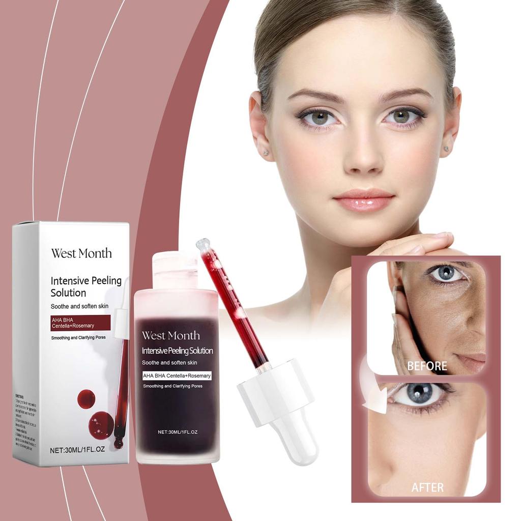 West Month Exfoliating Serum - Hydrating, Moisturizing, Brighten Skin Tone, Pore Cleansing Salicylic Acid for Facial Care-Gift for Women