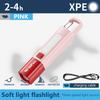 LED Camping Flashlight 3 Modes Compact Camping Torch Multifunction Flashlight Portable Handheld Light for Outdoor Camping Hiking
