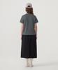 COVERNAT WOMAN Cool Cotton Copper Logo T-Shirt Charcoal