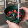 Schnellabfluss Automatische Obstwaschschale Dynamische Wirbel Obstreinigungsschale Lebensmittelzubereitung