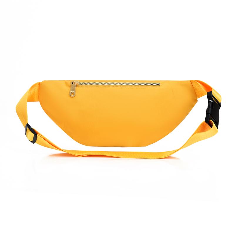 Waist Bags for Women Polyester Leisure Color Waist Bag Shoulder Crossbody Chest Bags Handbags All-Match Messenger Belt Bags