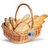 Wicker Tray - CREATIVE HOME - Fruit Bread Basket - 40x32 Cm - Natural - Lightweight and Robust