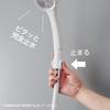 Sanei Stop Shower Handheld Shower Eliminates Hose Saves On Adapter, Stop, Twists, 20% Water, PS3920-1, White/Gray