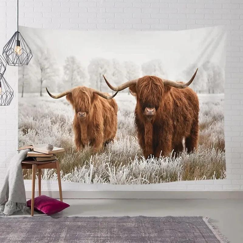 

Гобелен с изображением осьминога и краба, украшение для офиса, гостиной, настенный гобелен для дома 100x75cm