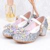 Infant Kids Baby Girls Pearl Crystal Bling Bowknot Single Princess Shoes Sandals