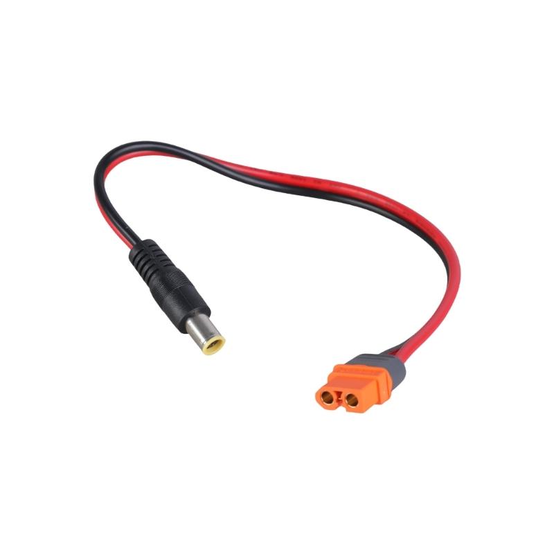 XT60-IF Female To DC8mm Male Adapter Cable XT60-IF to DC7.9x0.9mm Wire For Outdoor Solar Charging Solution 32cm/12.6inch