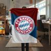 1pc FC Bayern Munich Print Flannel Blanket, High quality Comfortable for All Seasons, Home Decor, Warmth and Comfort, Perfect for Christmas Gifts47