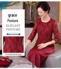 Elegant 2026 Qipao Dress: Mother of the Bride High-End Tummy Concealing Outfit