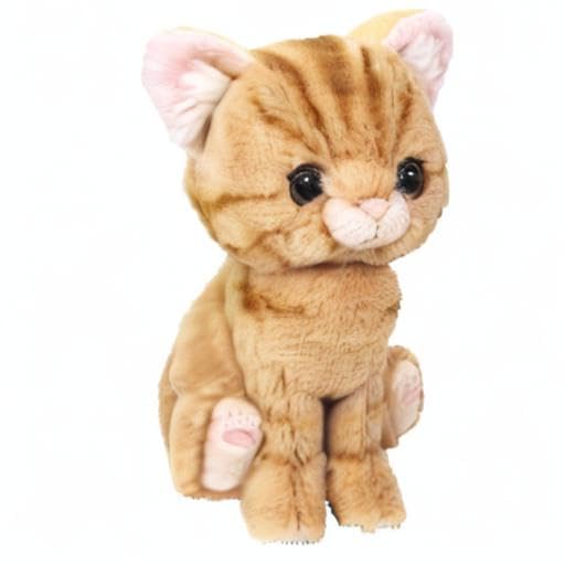 Sun Lemon Kitten American Shorthair Brown Plush Animal Cat P-7531 (14.9 X 16.3 X 7.2 Cm)