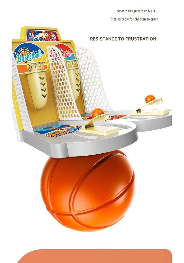 Double Basketball Tabletop Game: Interactive Parent-Child Educational Toy for Boys & Girls