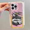 Japanese JDM Drift Car Red Sun Case for iPhone 16e 11 12 13 Pro Max 14 15 16 Plus Soft Shell