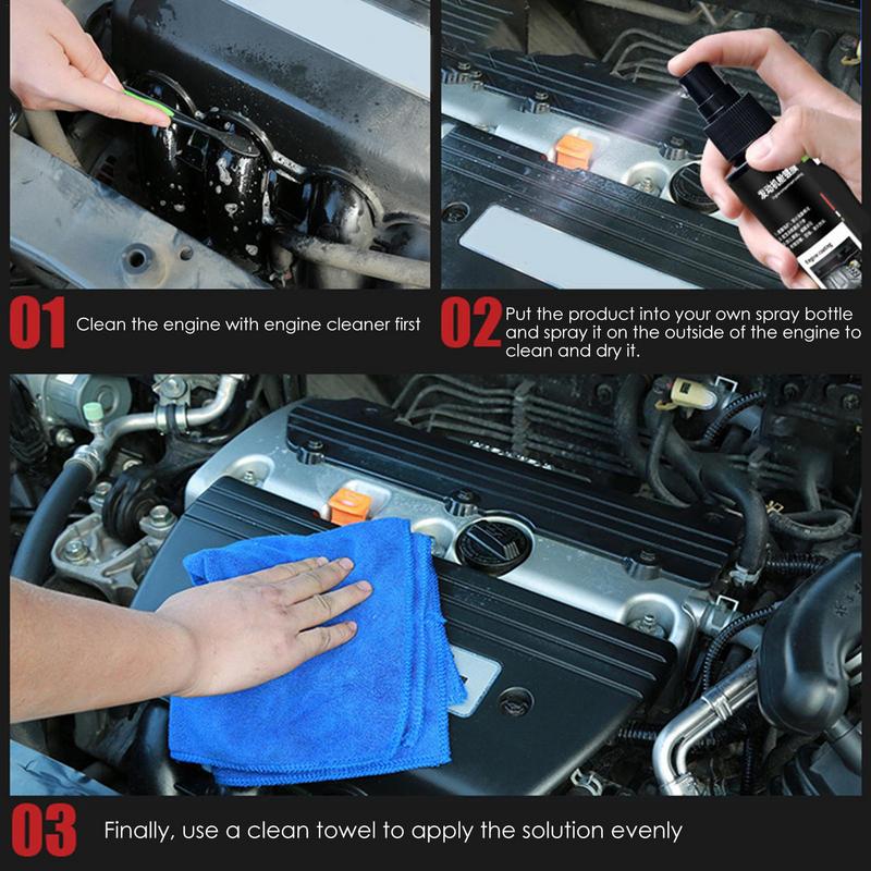 Auto-Beschichtungsspray, 120 ml, Beschichtungsspray, Automotor-Schutzspray, Automotor-Beschichtungsflüssigkeit für Autoreinigungszubehör