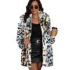 2024 European & American Women's Autumn/Winter Faux Fur Collar Coat