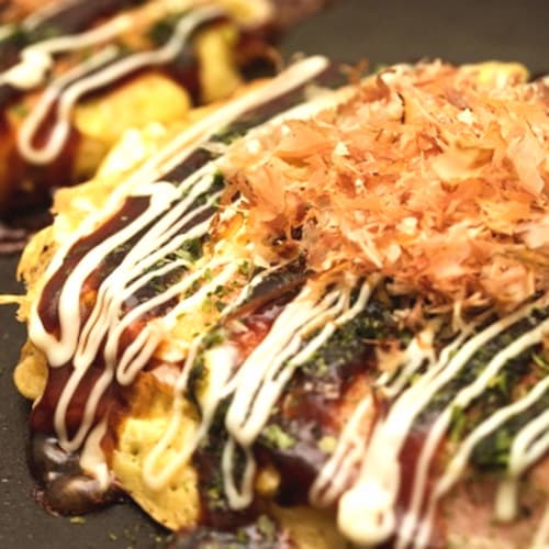 Nagao Tsubame-Sanjo Okonomiyaki Spatula Set of 2, Black, 23cm, 66 Nylon, Made In Japan