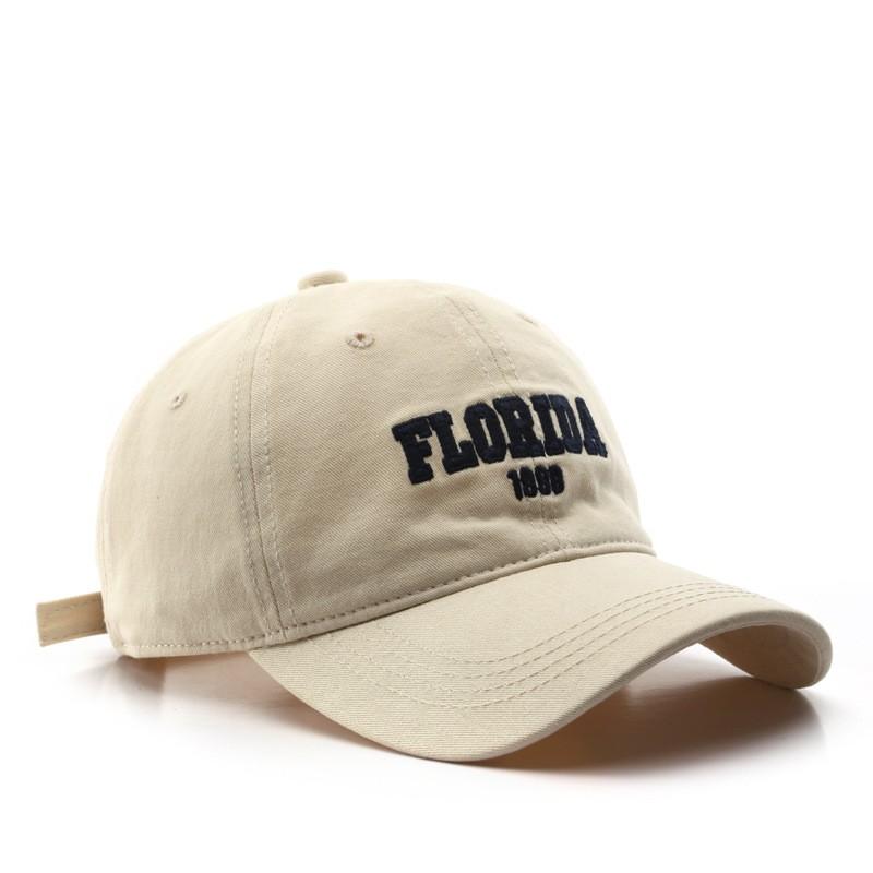 Spring and Autumn Washed Cotton Letter Embroidery Duck Hat Outdoor Travel Male Sun Protection Baseball Cap