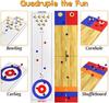 Stolní desková hra, Stolní hry Shuffleboard, Shuffleboard Bowling Curling Cornhole Ga Ideální pro různé scénáře