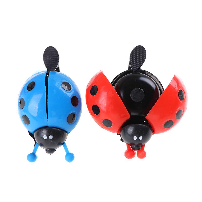 1Pc Bicycle Ladybug Bell Cartoon Cycling Bell Lovely Kids Bike Ride Alarm Horn