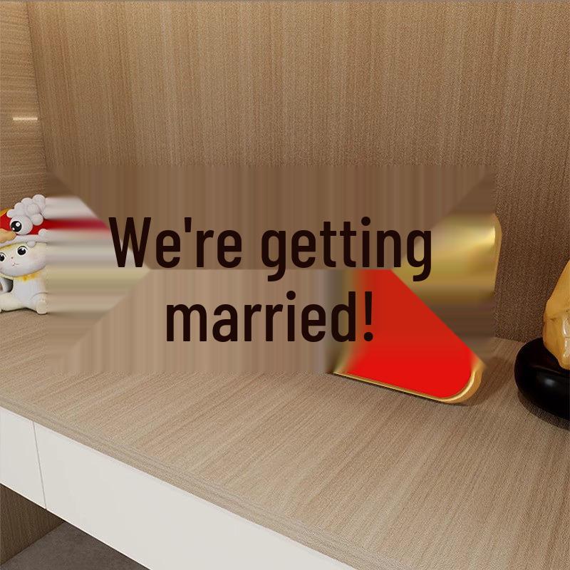 

Joyful Events Calligraphy & Painting Tabletop Ornament - 2025 New Year & Wedding Decor