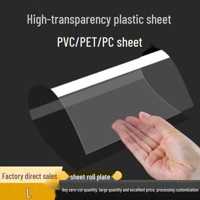 Hochtransparente PVC- und PET-Kunststoffplatten - Anpassbare starre PC-Platten Druck und Bearbeitung