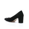 Czarne damskie klasyczne buty na obcasie