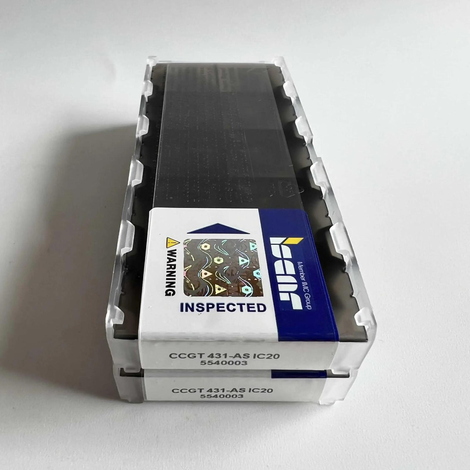 

ISCAR / CCGT120404-AS IC20 /Industrial indexable carbide inserts 10 Pcs