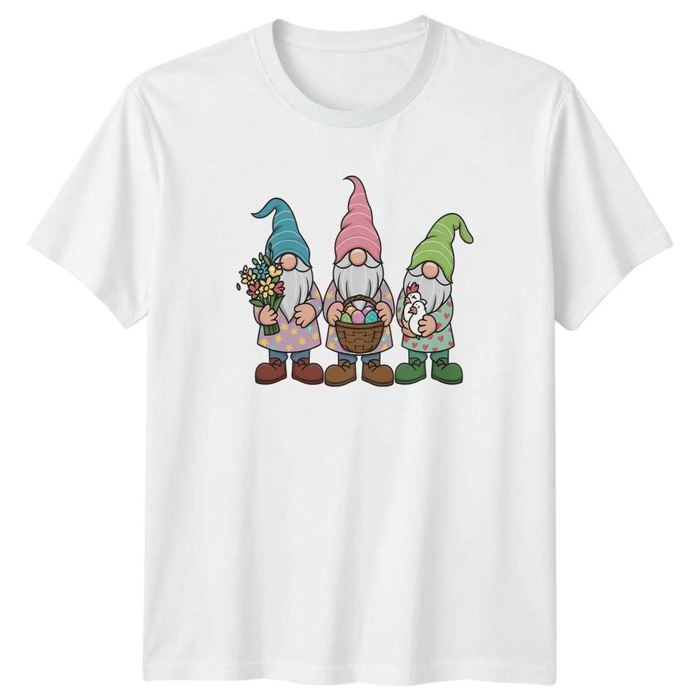 Happy Easter Gnome Squad With Unisexs TShirt Spring Gnomes Seasonal Holidays S